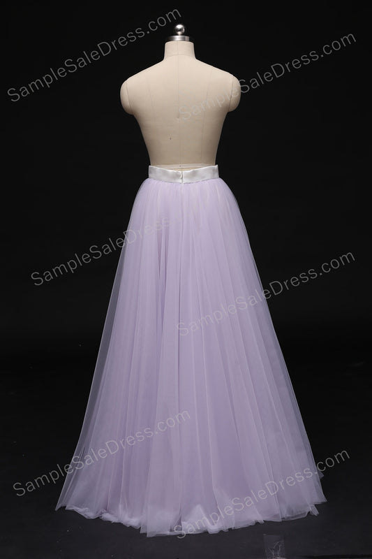 Size 4 Lilac Purple Tulle Skirt - Sample Sale Dress