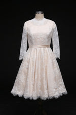 Size 16 Vintage Style Lace Short Lace Formal Dress - Sample Sale Dress