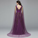 Purple Maxi Formal Evening Dress