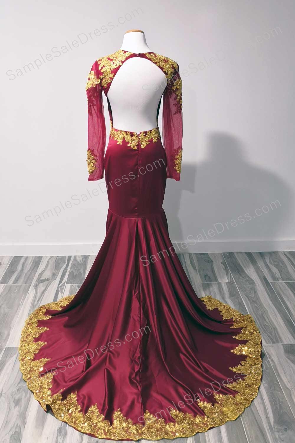 Burgundy Red Formal Mermaid Prom Dress XH1015 Sample Sale Dress Burgundy Red Formal Mermaid Prom Dress XH1015 Sample Sale Dress