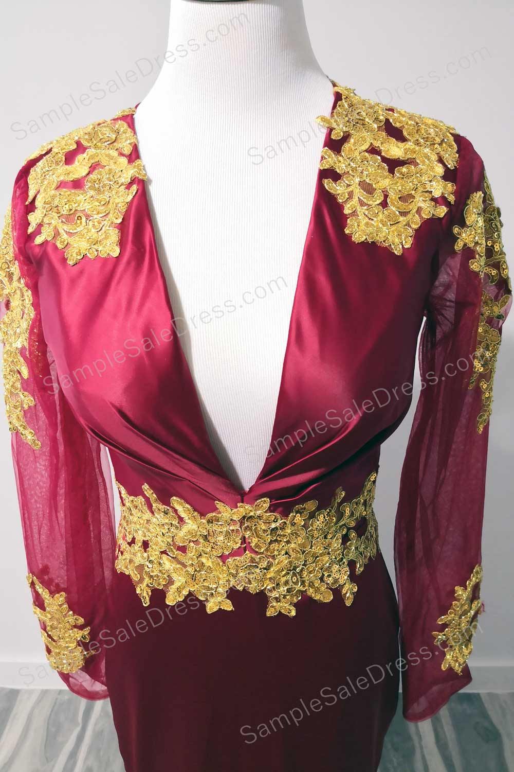 Burgundy Red Formal Mermaid Prom Dress XH1015 Sample Sale Dress Burgundy Red Formal Mermaid Prom Dress XH1015 Sample Sale Dress