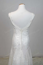 Sample Fitted A-line Lace Wedding Dress 